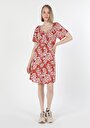thumb-Afficher les détails de Robe Marron Slim Fit    Femme