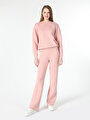 thumb-Afficher les détails de Pull-over Rose Regular Fit  Femme