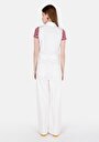 thumb-Afficher les détails de Pull Blanc Regular Fit Sans Manches  Femme