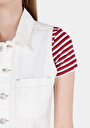 thumb-Afficher les détails de Pull Blanc Regular Fit Sans Manches  Femme