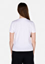 thumb-Afficher les détails de T-shirt À Manches Courtes Blanc Slim Fit Imprimé Femme