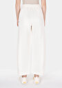 thumb-Afficher les détails de Pantalon De Survêtement Blanc Regular Fit Femme