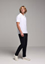 thumb-Afficher les détails de T-shirt Polo À Manches Courtes Blanc Droit Regular Fit Homme