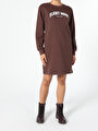 thumb-Afficher les détails de Robe Marron Regular Fit    Femme