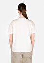 thumb-Afficher les détails de T-shirt À Manches Courtes Ecru Regular Fit Imprimé Femme