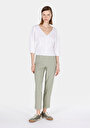 thumb-Afficher les détails de Chemisier À Manches Longues Blanc Slim Fit Femme