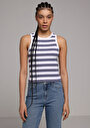 thumb-Afficher les détails de Athlète Bleu Slim Fit Femme