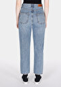 thumb-Afficher les détails de 884 Lauren Pantalon  Straight Leg High Rise En Jean Straight Fit Femme
