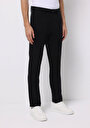 thumb-Afficher les détails de Pantalon Noir Straight Leg Medium Rise En Gabardine Slim Fit Homme
