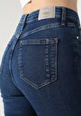 thumb-Afficher les détails de 760 Diana Pantalon Bleu   En  Skinny Fit Femme