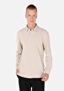 thumb-Afficher les détails de T-shirt À Manches Longues Beige Regular Fit  Homme