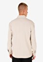 thumb-Afficher les détails de T-shirt À Manches Longues Beige Regular Fit  Homme