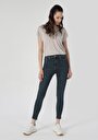 thumb-Afficher les détails de 760 Diana Pantalon Bleu   En  Skinny Fit Femme