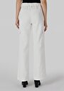 thumb-Afficher les détails de Pantalon Blanc Wide Leg  En  Regular Fit Femme