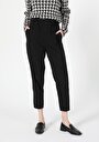 thumb-Afficher les détails de Pantalon Noir Straight Leg  En  Baggy Fit Femme