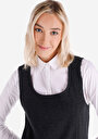 thumb-Afficher les détails de Robe Anthracite Regular Fit    Femme