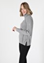 thumb-Afficher les détails de Pull Gris Regular Fit   Femme