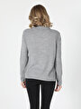 thumb-Afficher les détails de Pull Gris Regular Fit   Femme
