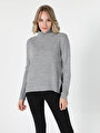 thumb-Afficher les détails de Pull Gris Regular Fit   Femme