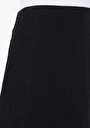 thumb-Afficher les détails de Jupe Noir Mini Skirt Droit Uni Mini Femme
