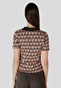 thumb-Afficher les détails de T-shirt À Manches Courtes Multicolou Slim Fit  Femme