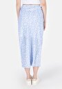 thumb-Afficher les détails de Jupe Bleu Midi Skirt    Femme