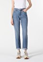 thumb-Afficher les détails de 893 Julia Pantalon Denim Tapered Leg  En  Boyfriend Fit Femme