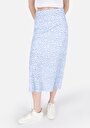 thumb-Afficher les détails de Jupe Bleu Midi Skirt    Femme