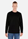 thumb-Afficher les détails de T-shirt À Manches Longues Noir Regular Fit  Homme