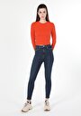 thumb-Afficher les détails de 760 Diana Pantalon Noir   En  Skinny Fit Femme