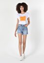 thumb-Afficher les détails de Short Denim Slim Fit Femme