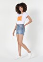 thumb-Afficher les détails de Short Denim Slim Fit Femme