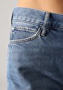 thumb-Afficher les détails de 893 Julia Pantalon Bleu   En  Boyfriend Fit Femme