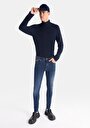 thumb-Afficher les détails de 040 Alex Pantalon Bleu Foncé   En  Skinny Fit Homme