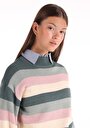thumb-Afficher les détails de Pull Multicolou Regular Fit   Femme