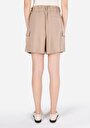 thumb-Afficher les détails de Short Beige Regular Fit Femme