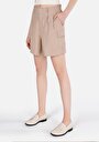 thumb-Afficher les détails de Short Beige Regular Fit Femme