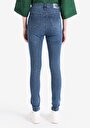 thumb-Afficher les détails de 760 Diana Pantalon Bleu   En  Skinny Fit Femme