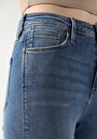 thumb-Afficher les détails de 760 Diana Pantalon Bleu   En  Skinny Fit Femme