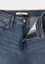 thumb-Afficher les détails de 760 Diana Pantalon Bleu   En  Skinny Fit Femme