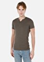 thumb-Afficher les détails de T-shirt À Manches Courtes Vert Slim Fit  Homme