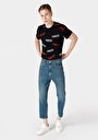thumb-Afficher les détails de 057 Milas Pantalon Bleu   En  Loose Relaxed Fit Homme