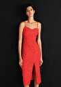 thumb-Afficher les détails de Robe Rouge Slim Fit    Femme