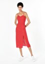 thumb-Afficher les détails de Robe Rouge Slim Fit    Femme