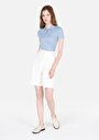 thumb-Afficher les détails de Short Blanc Regular Fit Femme