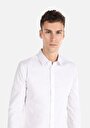 thumb-Afficher les détails de Chemise À Manches Longues Blanc Super Slim Fit   Homme