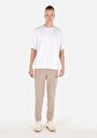 thumb-Afficher les détails de Pantalon De Survêtement Beige Slim Fit Homme