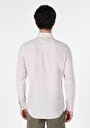 thumb-Afficher les détails de Chemise À Manches Longues Beige Slim Fit   Homme
