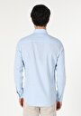 thumb-Afficher les détails de Chemise À Manches Longues Bleu Slim Fit   Homme