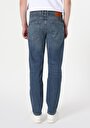 thumb-Afficher les détails de 046 Marco Pantalon Bleu Foncé   En  Loose Straight Fit Homme